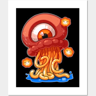 Queen Jellyfish Posters and Art